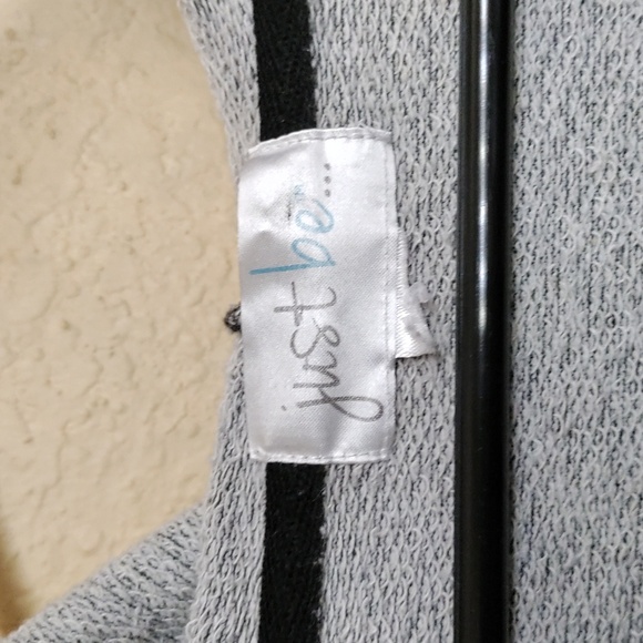 🩶 Just Be Marled Charcoal Grey Hoodie - Picture 4 of 6